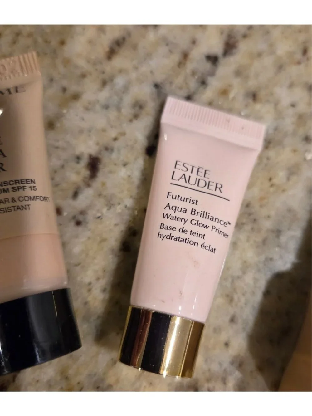 Lot of 3 Travel Sample Size Lancome Ultra Wear Estee Lauder Futurist Double Wear